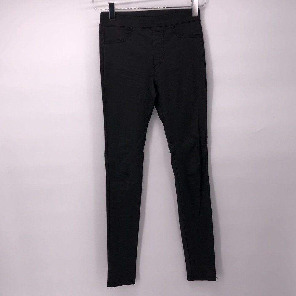 Black Waxed Leggings Small Pants‎ Jeggings Jeans Pant Denim